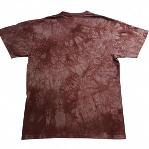 Men's Casual Brown Tie-Dye Tee